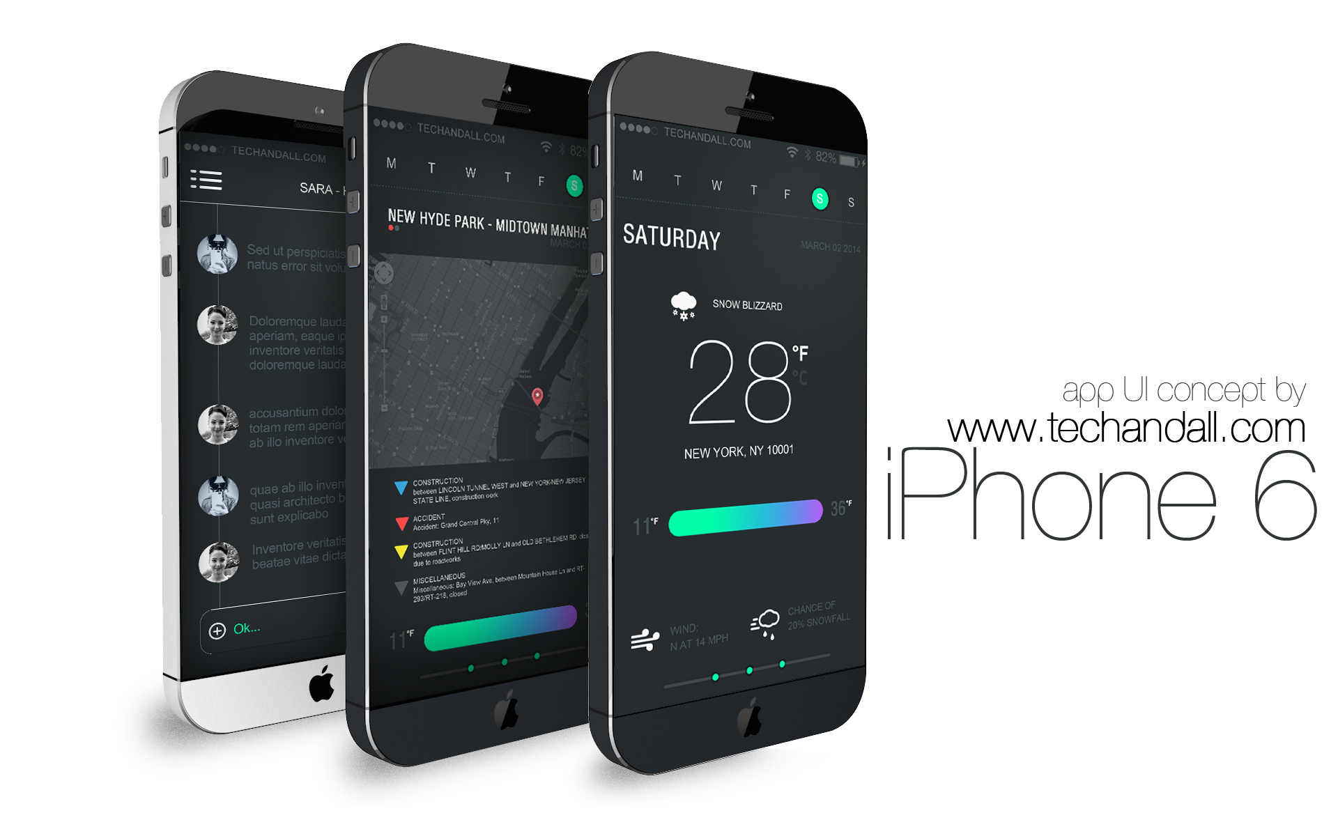 iPhone 6 App UI Concept v.5 – Welcome to Tech & ALL