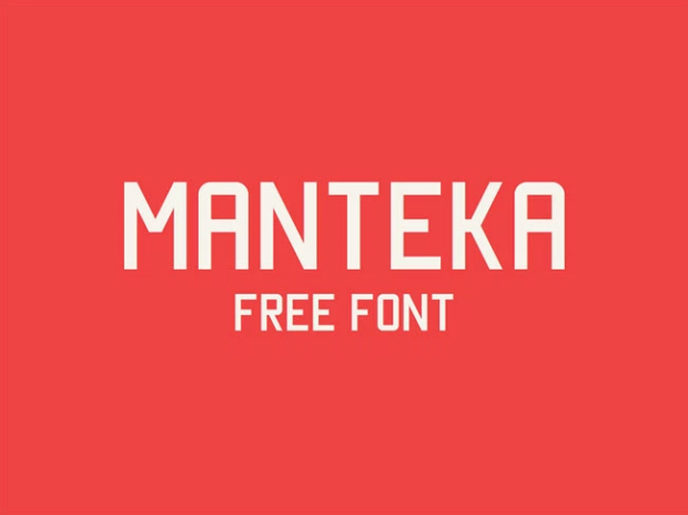 Manteka-free-font